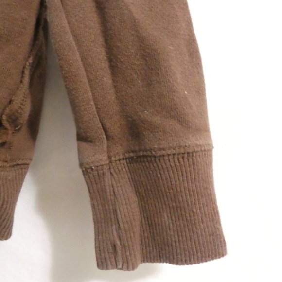 Retro OLD NAVY | 3T | Brown Hooded Zip-Up Sweatshirt Jacket | NWOT - Picture 11 of 16